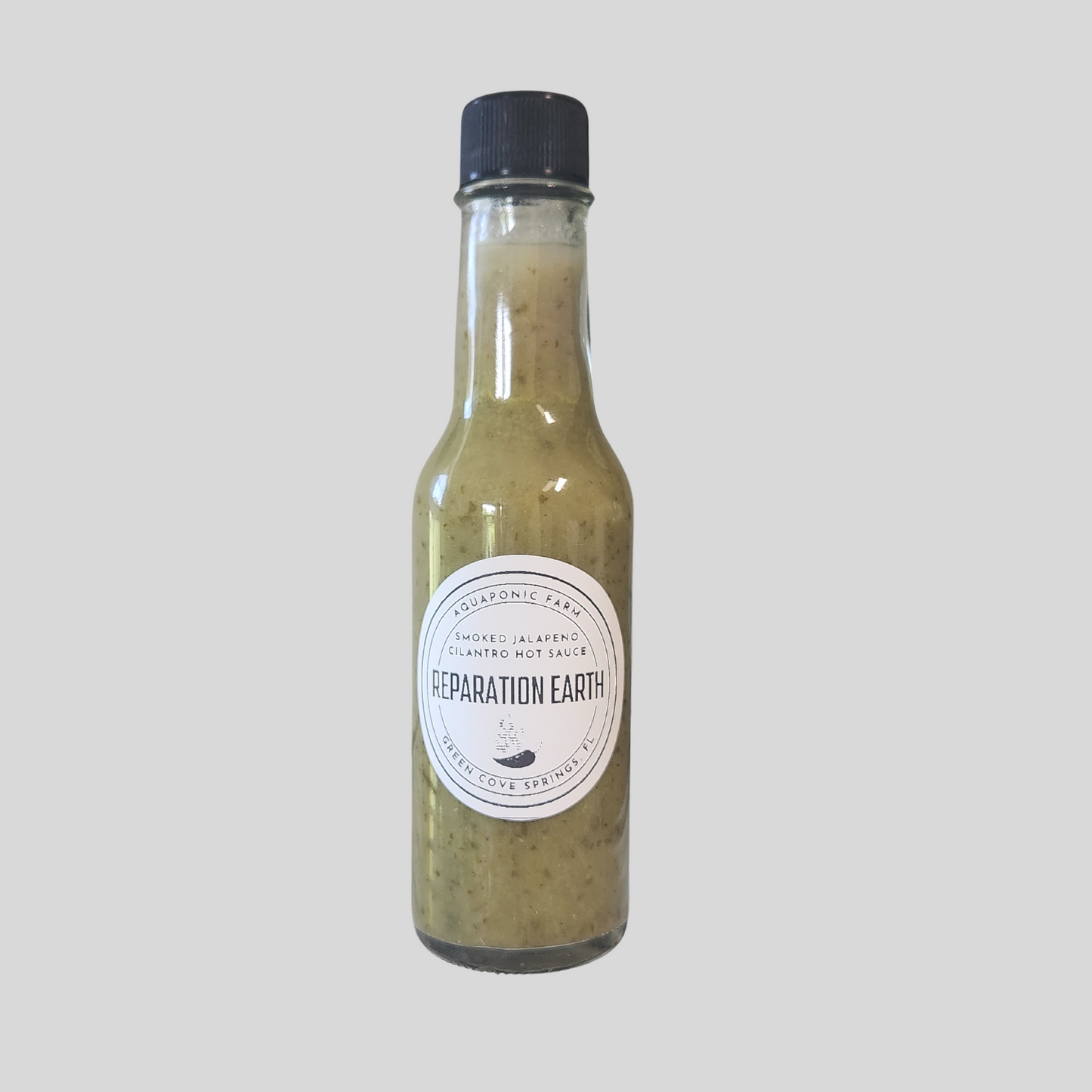 Smoked Jalapeno Cilantro Hot Sauce